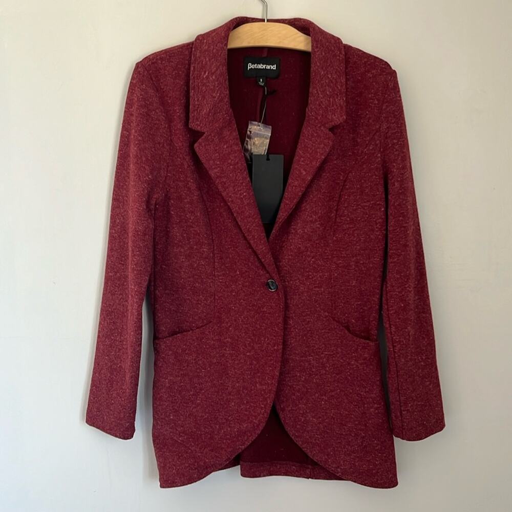 NWT BetaBrand long blazer. Size Small